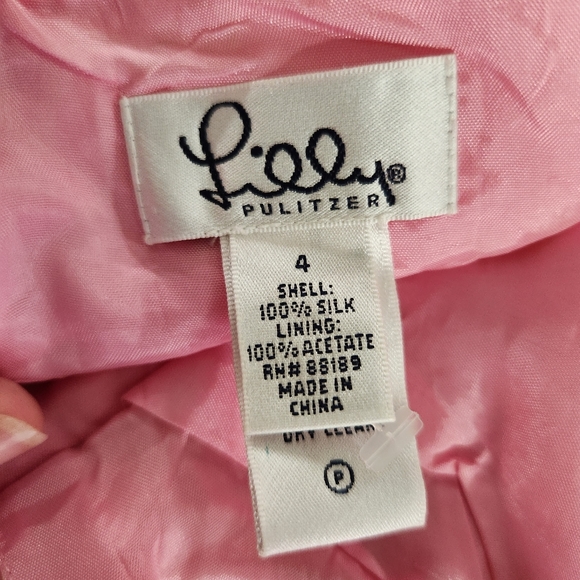 Lilly Pulitzer silk halter faux wrap dress - Picture 5 of 6